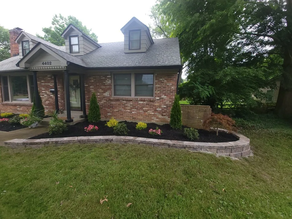 Professional landscape installation in Louisville, KY by John Does It All Hardscape & Landscape