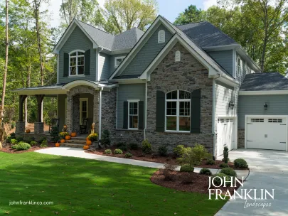 Expert lawn mowing service for residential properties in Alpharetta, GA by John Franklin Landscapes