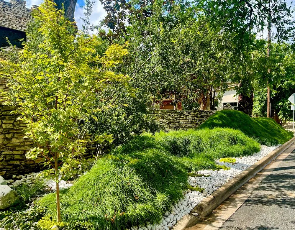 Reliable landscape installation with custom design in Austin, TX by John Garrett Design