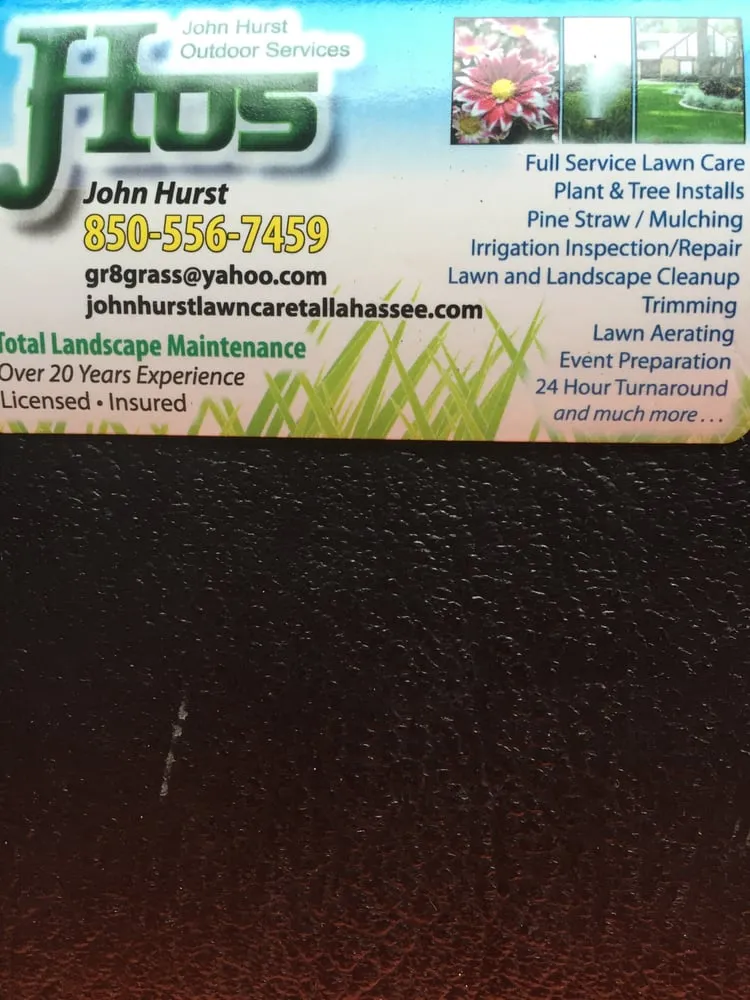 Professional garden landscaping in Tallahassee, FL by John Hurst Outdoor Services