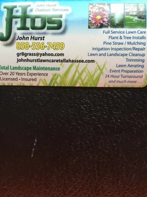 John Hurst Outdoor Services Logo