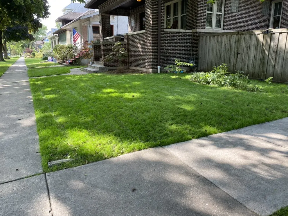 Affordable garden landscaping with custom design in Berwyn, IL by John Krohn complete lawncare and snow services