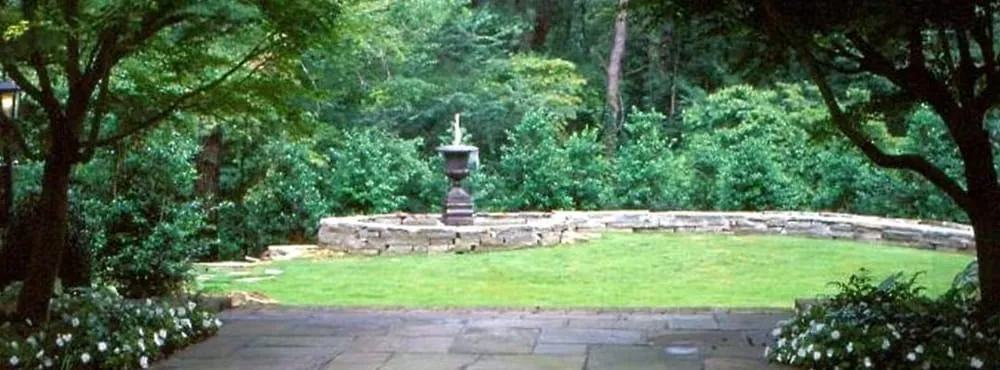Professional garden landscaping with custom design across Birmingham, AL - John Russell Landscape Architect