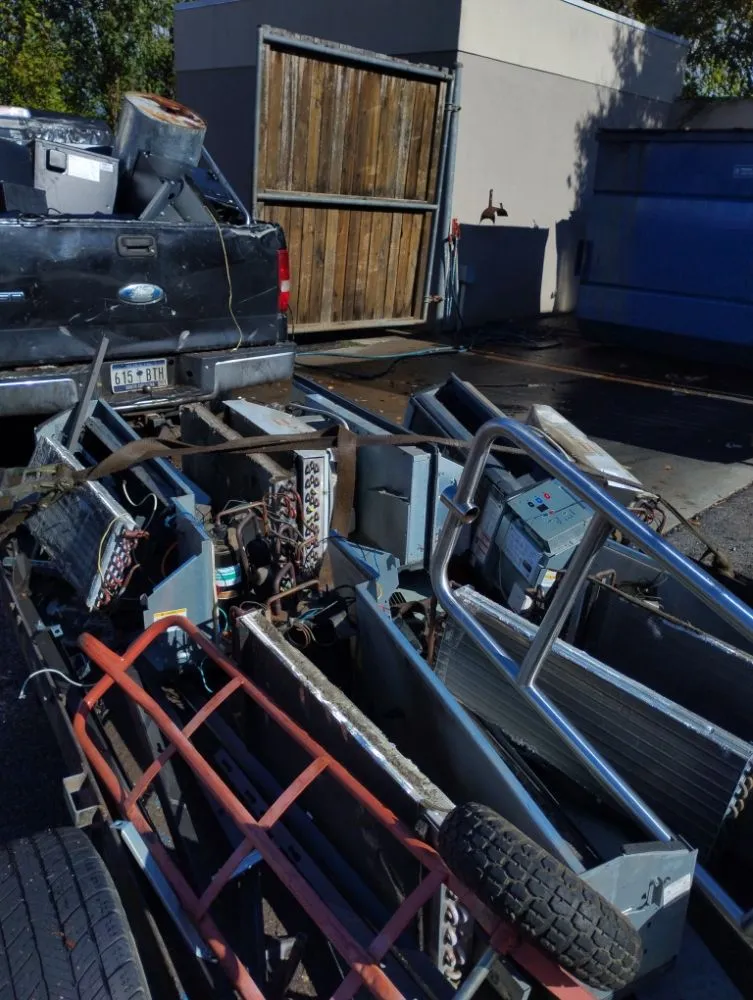 Professional yard cleanup service for year-round maintenance in Roanoke, VA by John-Son Hauling Services