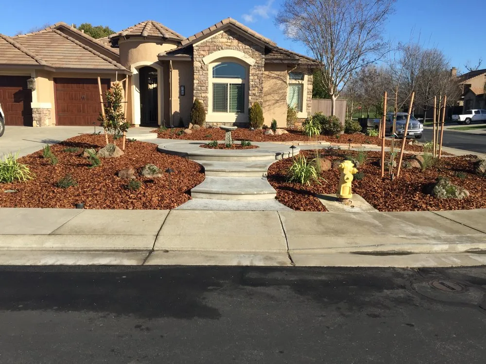 Professional lawn mowing service with custom design across CA, CA - John Vaden's Restoration Landscape