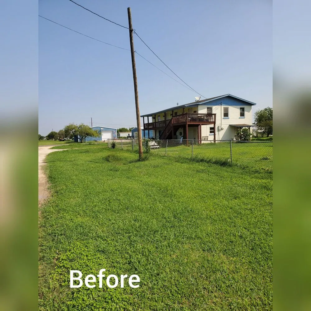 Custom garden landscaping for year-round maintenance in Port Lavaca, TX by Johnboy Mowing