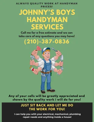 Johnny’s Boys Lawncare and Handyman Service Logo