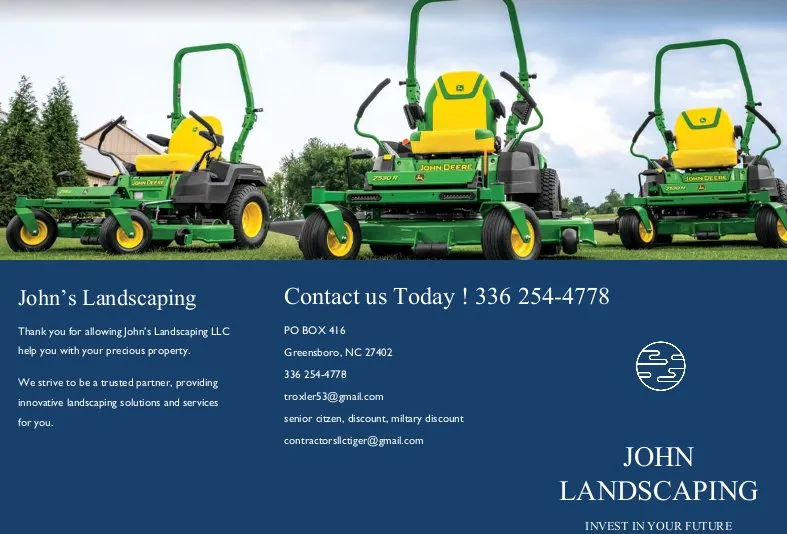 Expert yard cleanup service in Greensboro, NC - John's landscaping