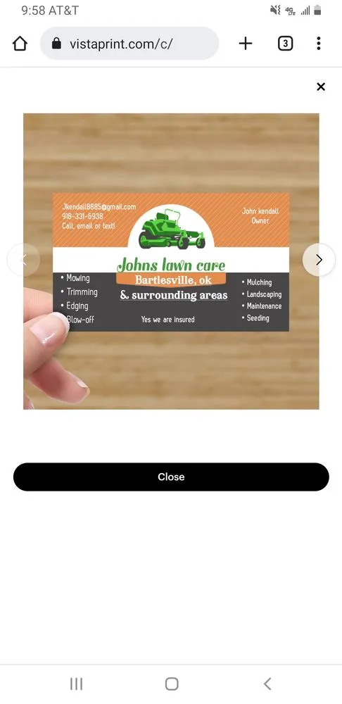 Expert garden landscaping in Bartlesville, OK by Johns Lawn Care