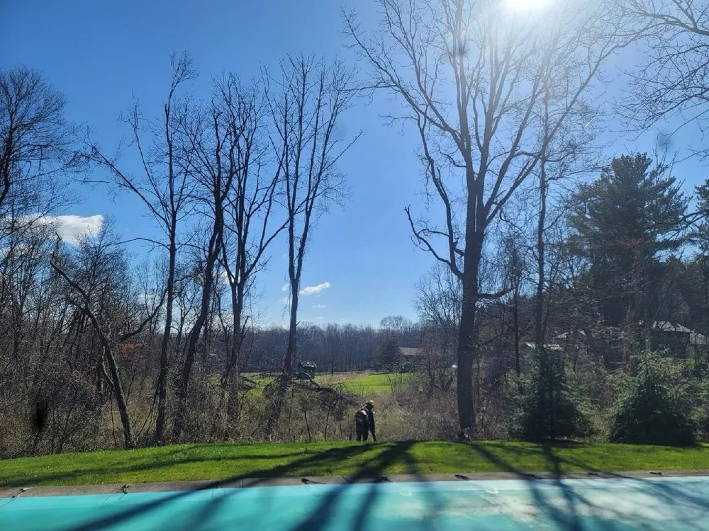 Affordable lawn mowing service for year-round maintenance in Hudson, OH by John's Tree Service & Landscaping