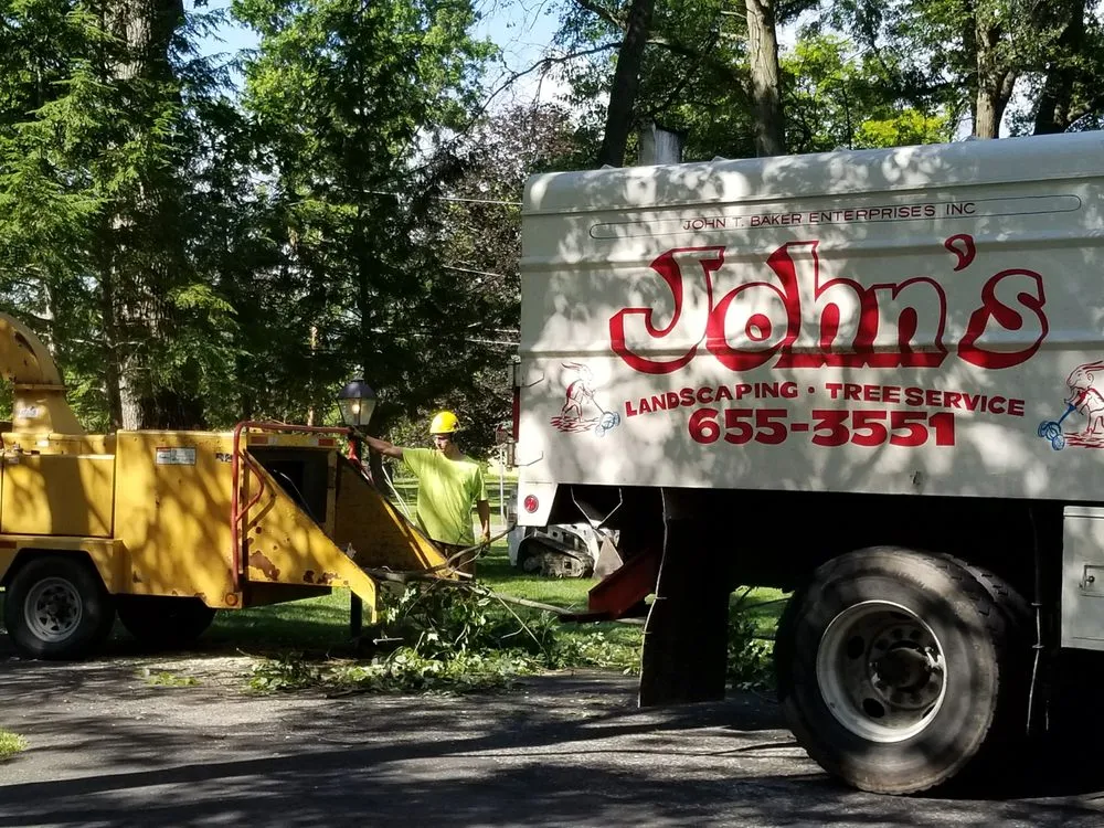 Custom landscape design in Hudson, OH by John's Tree Service & Landscaping