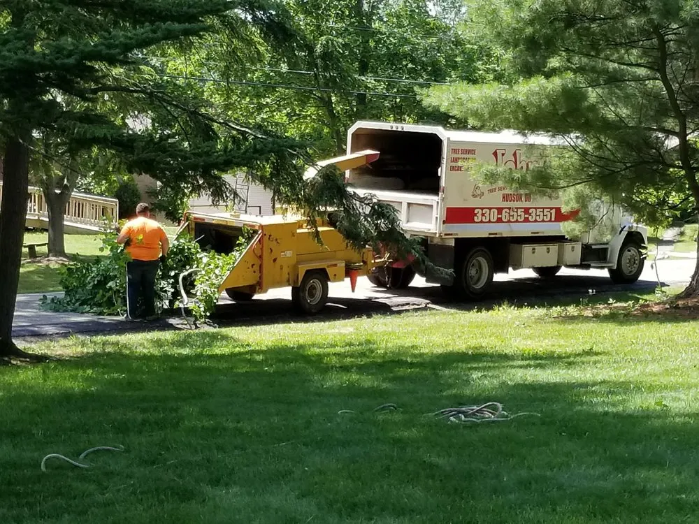 Expert residential landscaping with custom design in Hudson, OH by John's Tree Service & Landscaping