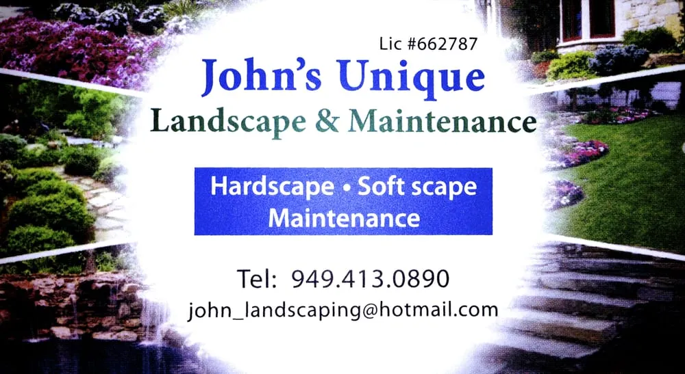 Trusted yard cleanup service experts serving Aliso Viejo, CA - John's Unique Landscaping