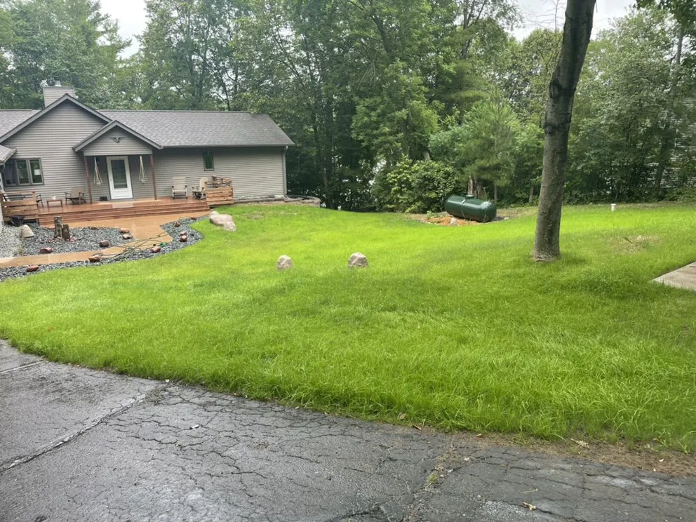 Custom landscape design with custom design across Clayton, WI - Johnson Handyman Services