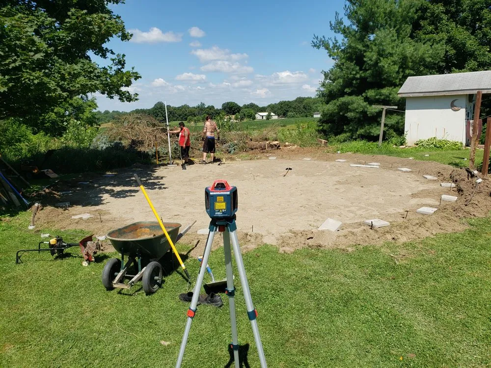 Professional garden landscaping for residential properties in Warsaw, IN by Johnson Installations