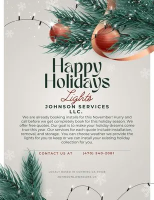 Johnson Lawn Care and landscaping Logo