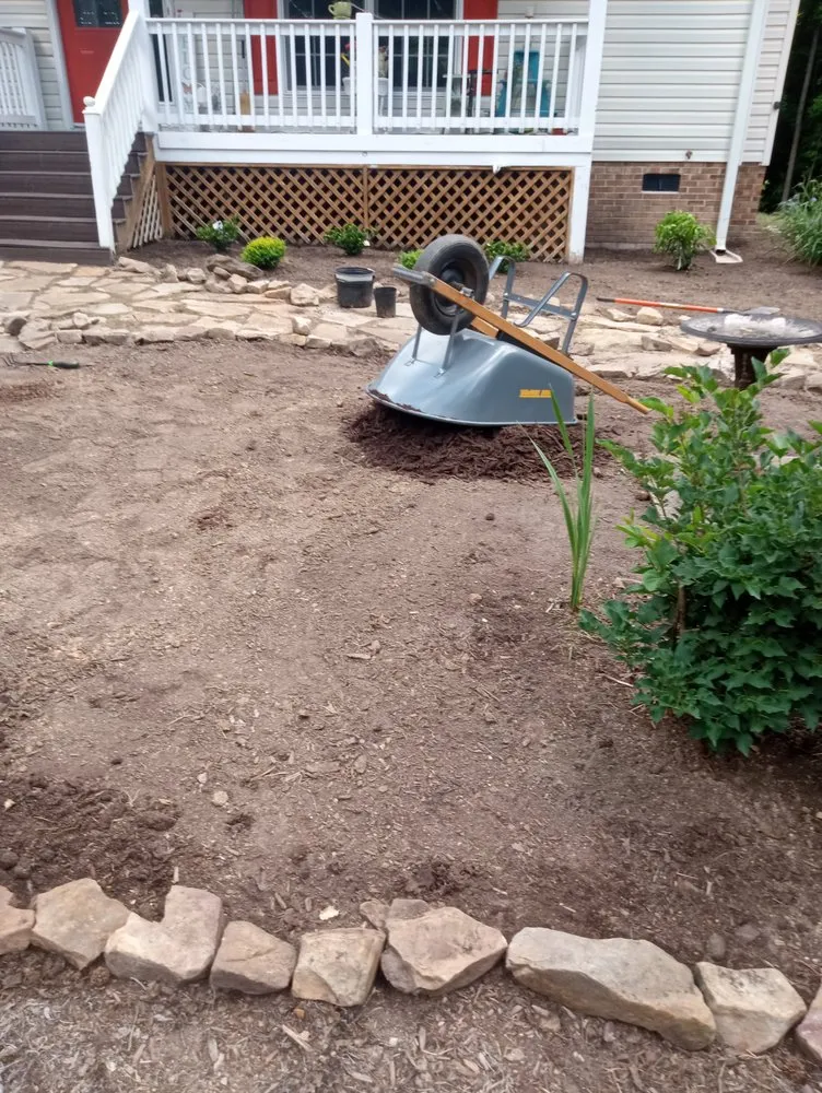 Reliable landscape installation in Franklinton, NC by Johnson's Handyman Service Lawn Care and Landscaping
