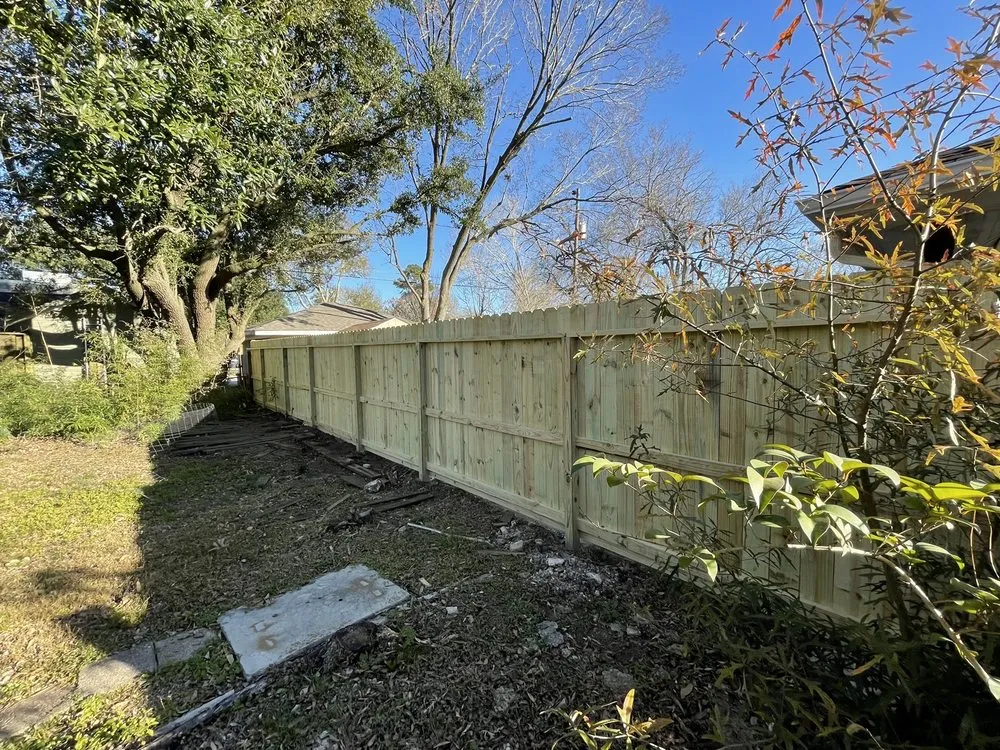 Top-rated outdoor landscaping in Houston, TX by Johnson’s Lawn Care & Fence Co