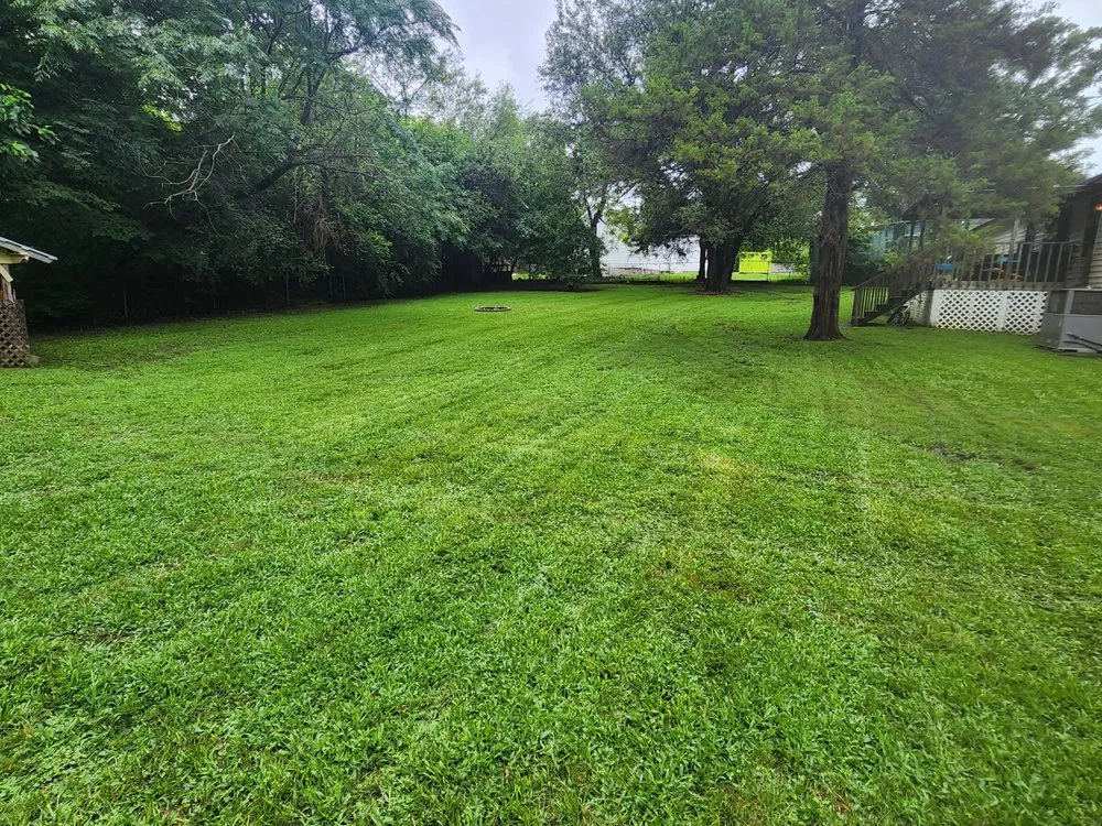 Professional landscape installation in Franklinton, NC by Johnson's Lawn Care & landscaping