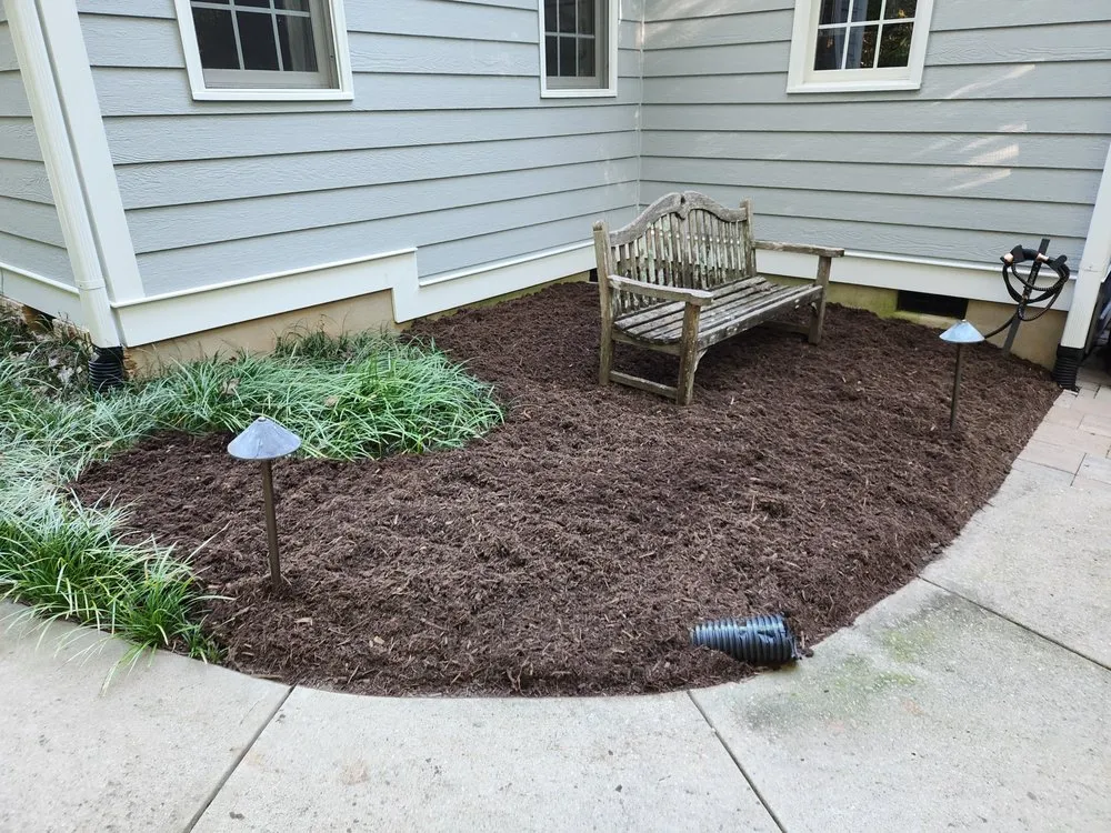 Affordable yard cleanup service for homes in Franklinton, NC by Johnson's Lawn Care & landscaping