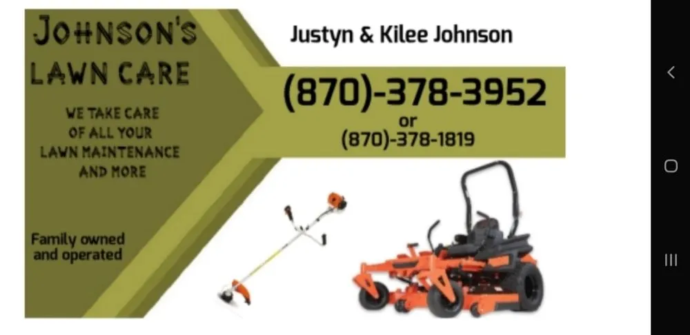 Professional yard cleanup service with custom design in Pocahontas, AR by Johnson's Lawn Care
