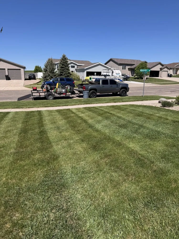 Professional landscape installation in Bismarck, ND by Johnson’s Lawn Service