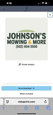 Johnson’s Mowing & More Logo
