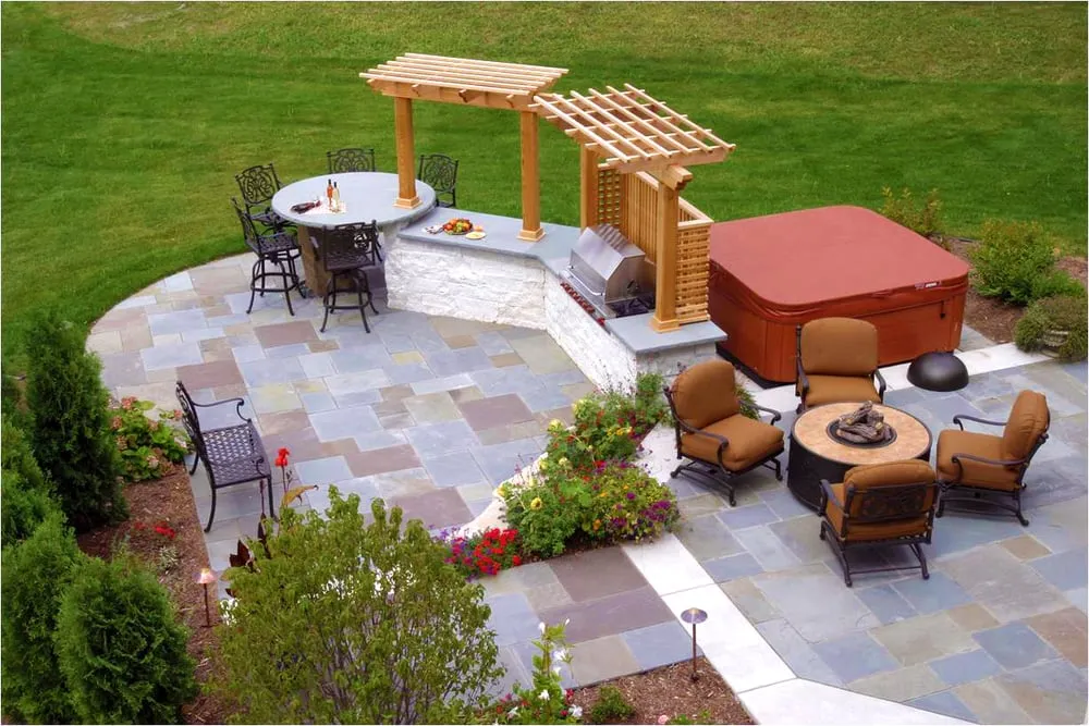 Reliable outdoor landscaping for homes in Menomonee Falls, WI by Johnson's Nursery