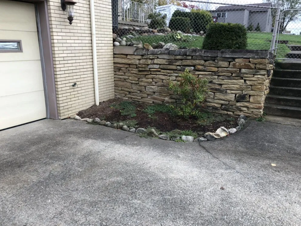 Custom garden landscaping for homes in Masontown, PA by Johnston's Professional Services
