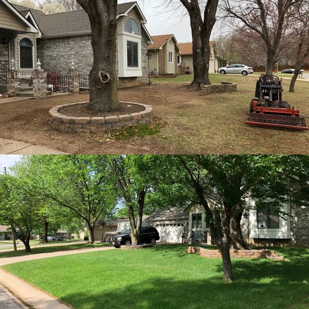 Reliable landscaping services for residential properties in Haysville, KS by JoJacs