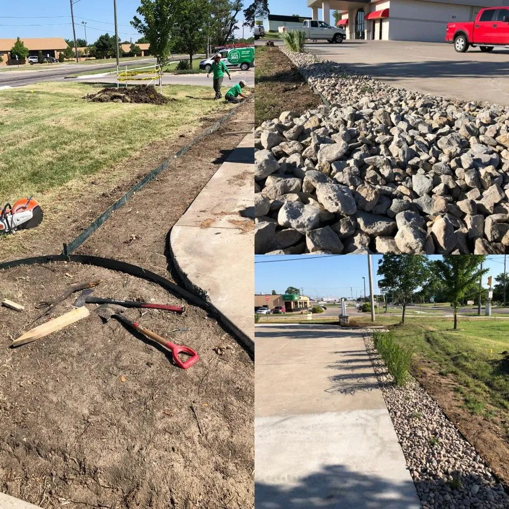 Custom yard maintenance in Haysville, KS by JoJacs