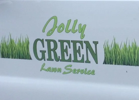 Jolly Green Lawn Service Logo