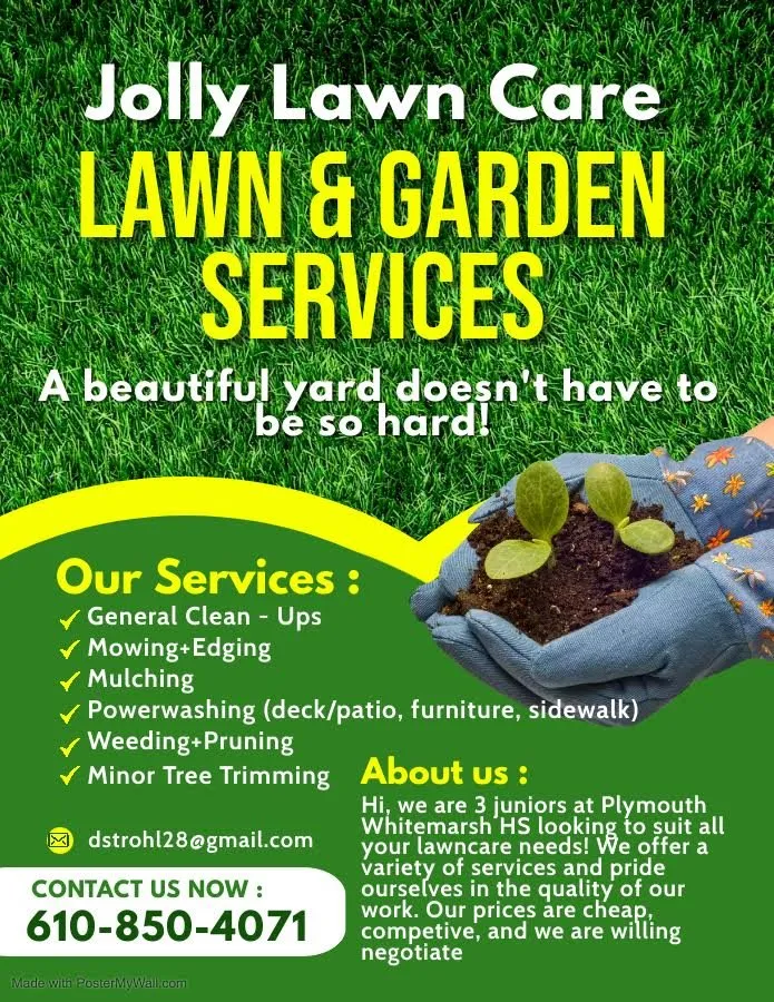 Professional lawn mowing service in Plymouth Meeting, PA by Jolly Lawn Care