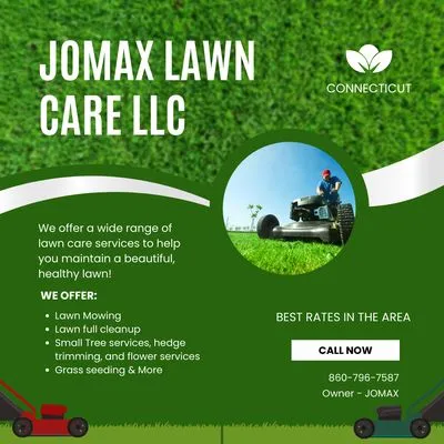 Jomax Lawn Care Logo