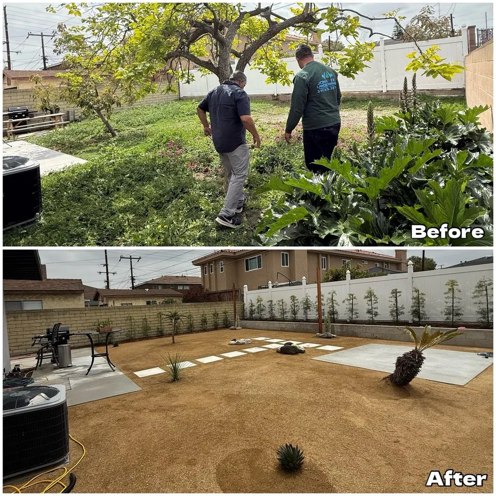 Local landscape installation for residential properties in San Pedro, CA by Jonakee Landscaping