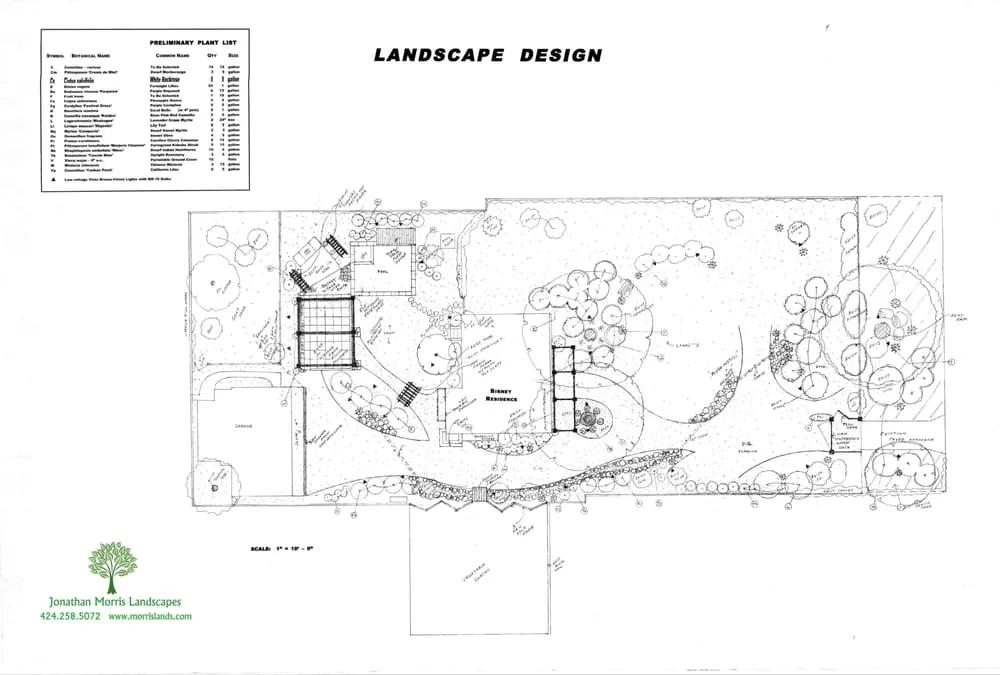 Local lawn mowing service with custom design across Culver City, CA - Jonathan Morris Landscapes
