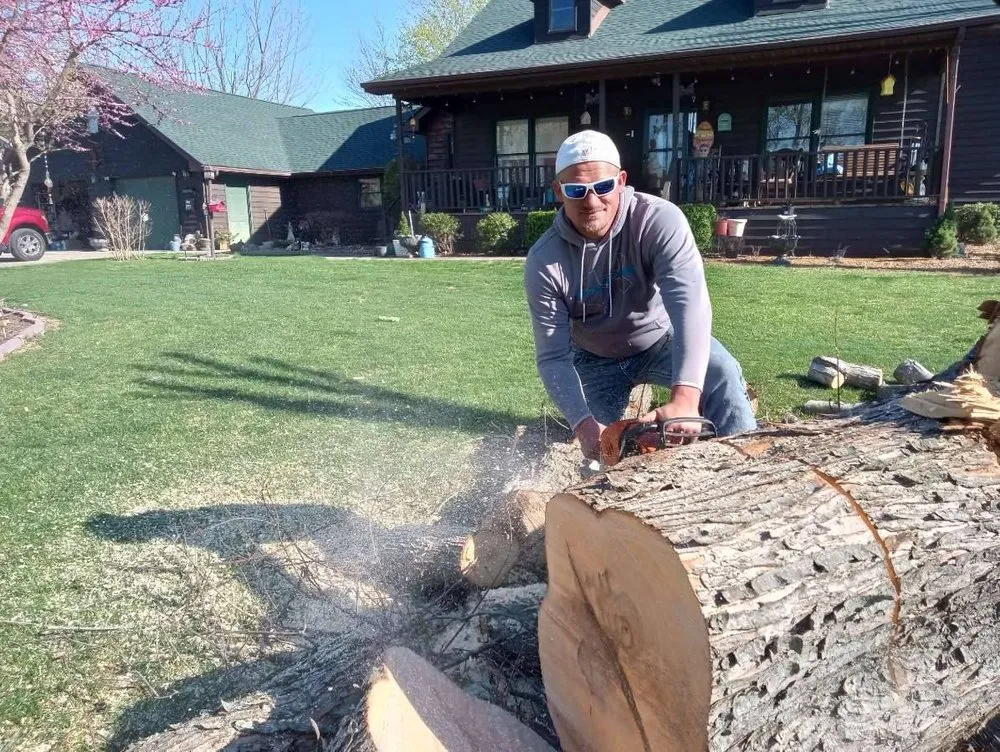 Professional landscape installation in Oak Ridge, MO by Jones Landscaping and Power Washing