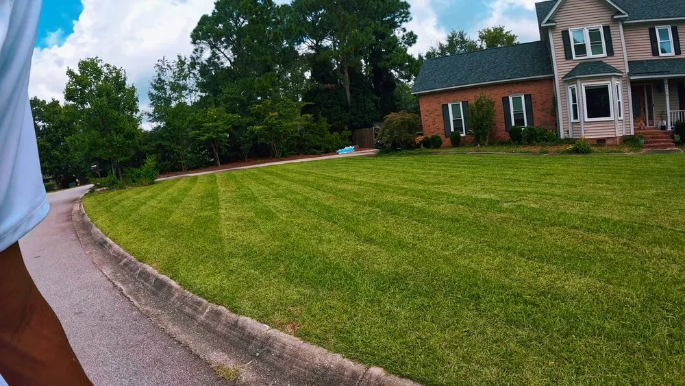 Professional lawn mowing service for year-round maintenance in Columbia, SC by Jones Landscaping