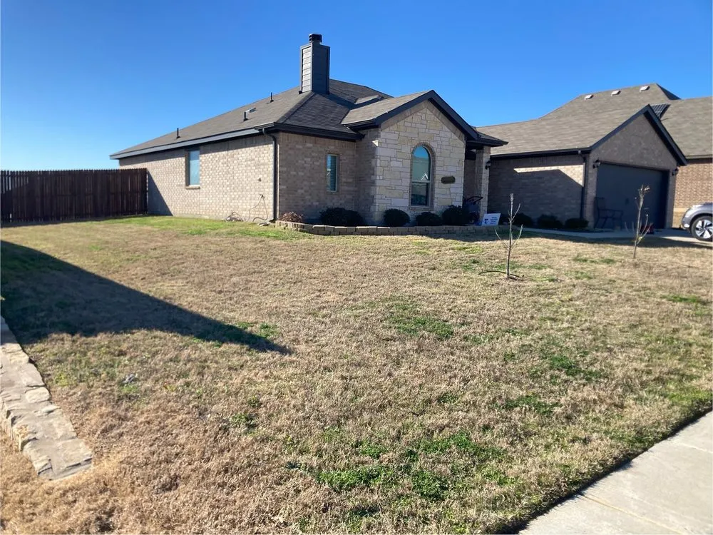 Custom landscape design in Joshua, TX by Jones Lawn Care