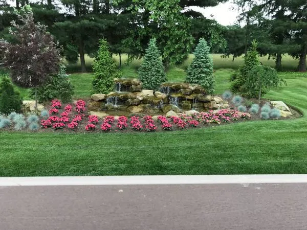 Professional garden landscaping for beautiful yards in Hamilton, OH by Jones Lawn Care Services