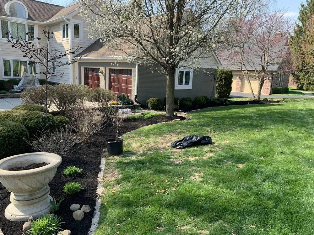 Top-rated outdoor landscaping for residential properties in Hamilton, OH by Jones Lawn Care Services