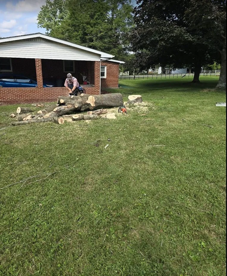 Affordable outdoor landscaping with custom design in Wytheville, VA by Jones Mowing