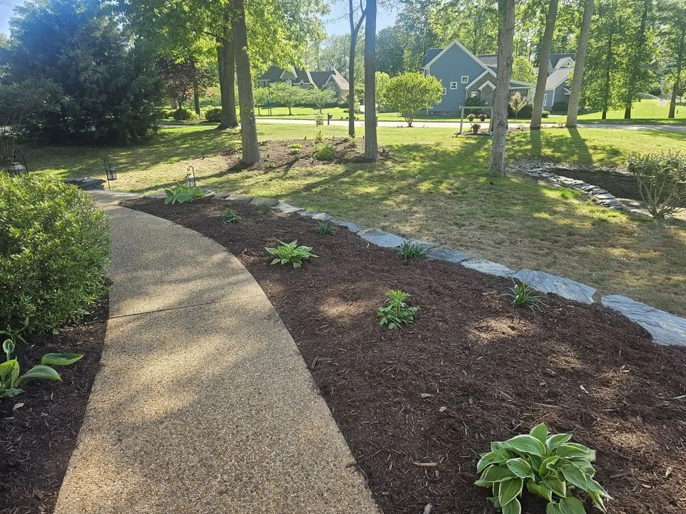 Local garden landscaping for outdoor upgrades in Smithfield, VA by Jones Pressure Washing & Landscaping
