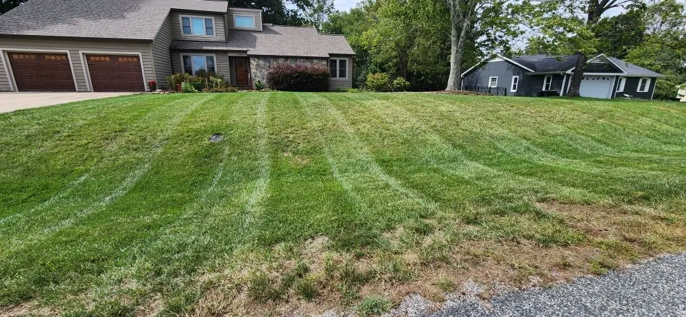 Custom yard maintenance in East Bend, NC by Jones Property Services