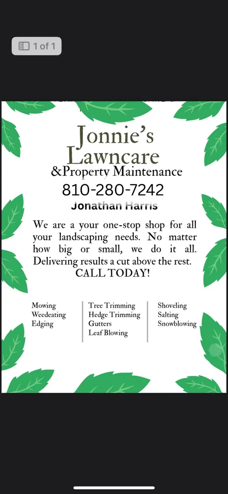 Trusted garden landscaping for beautiful yards in Burton, MI by Jonnies lawn care and property maintenance
