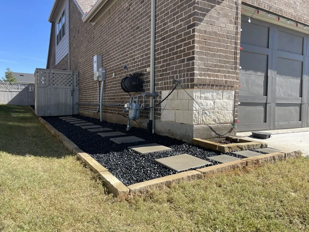 Local lawn care service with custom design across Lewisville, TX - Jonnys Landscaping & Fences