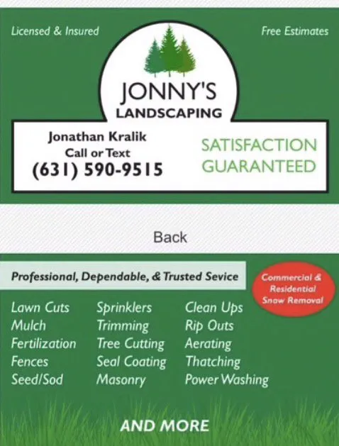 Reliable lawn mowing service experts serving Smithtown, NY - Jonny's Landscaping Service
