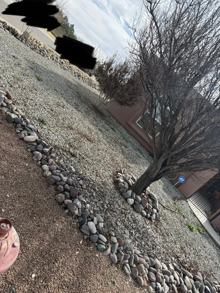 Affordable garden landscaping with custom design in Las Cruces, NM by Jons Handy Service