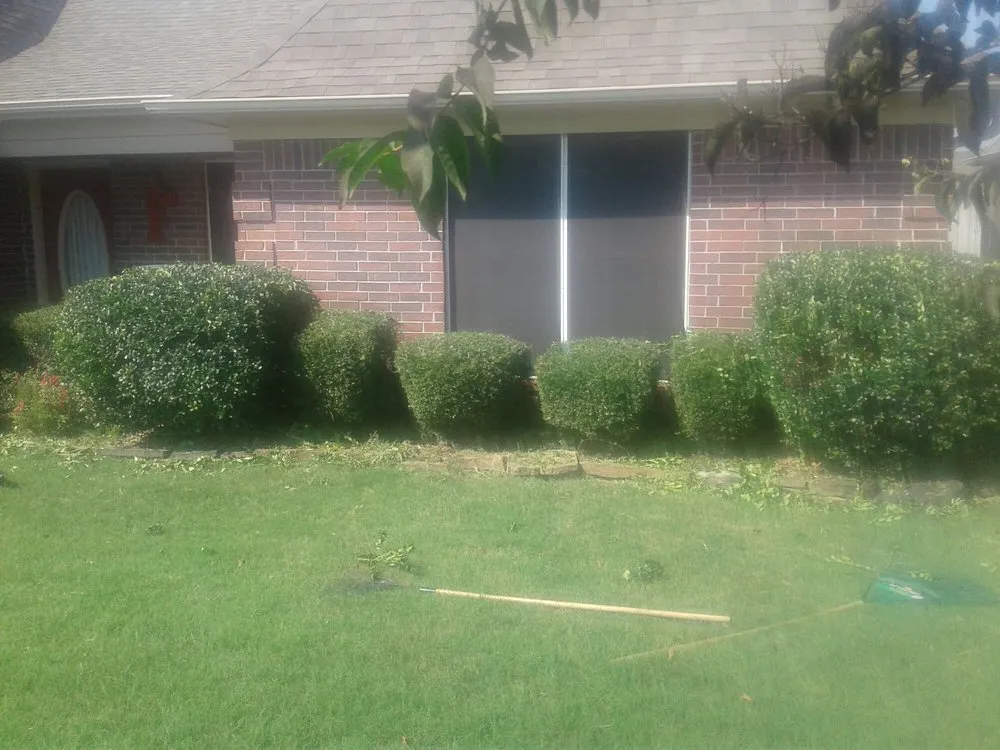Affordable landscape design for homes in Olive Branch, MS by Jons Lawns & Landscape