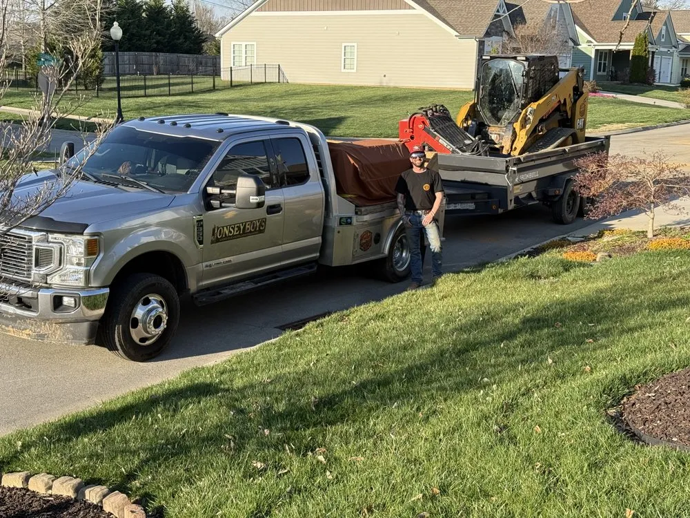Professional residential landscaping for beautiful yards in Clinton, TN by JonseyBoys